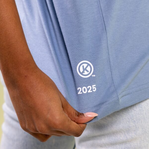 Sky Blue Unisex Short Sleeve Tee - 100% Organic Cotton - Image 4