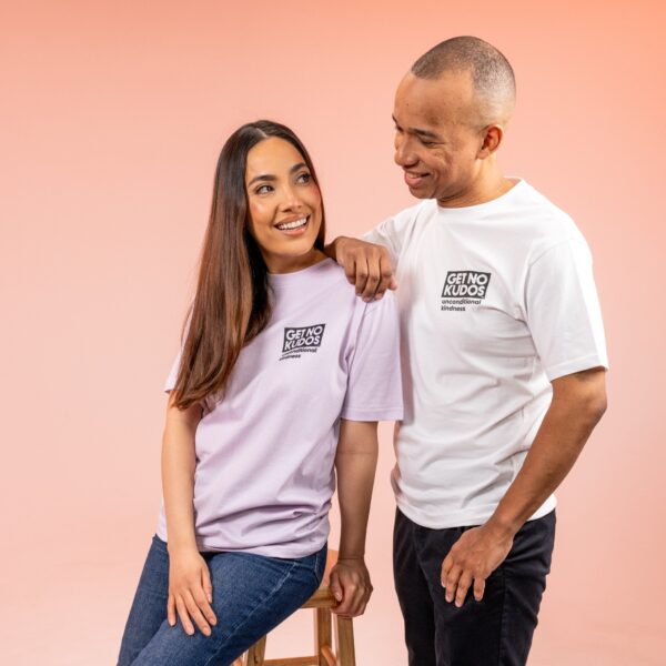 Lilac Unisex Short Sleeve Tee - 100% Organic Cotton - Image 4