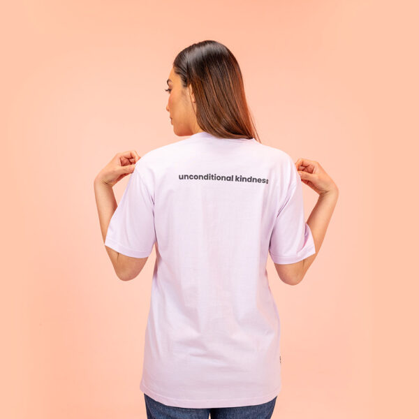 Lilac Unisex Short Sleeve Tee - 100% Organic Cotton - Image 3