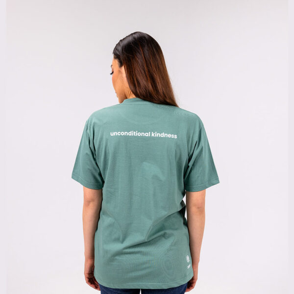 Spruce Green Unisex Short Sleeve Tee 100% Organic Cotton - Image 3