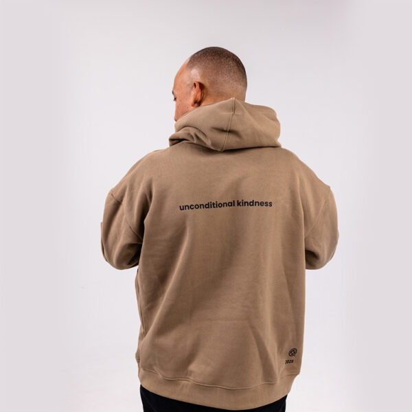 Camel Unisex Hoodie - 100% Organic Cotton - Image 2