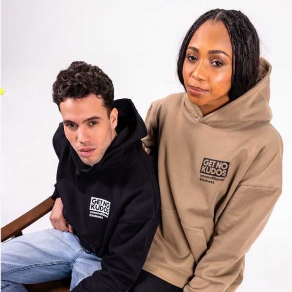 Camel Unisex Hoodie - 100% Organic Cotton - Image 4